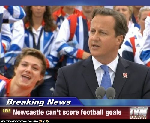 Breaking News - Newcastle can't score football goals