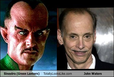 Sinestro (Green Lantern) Totally Looks Like John Waters