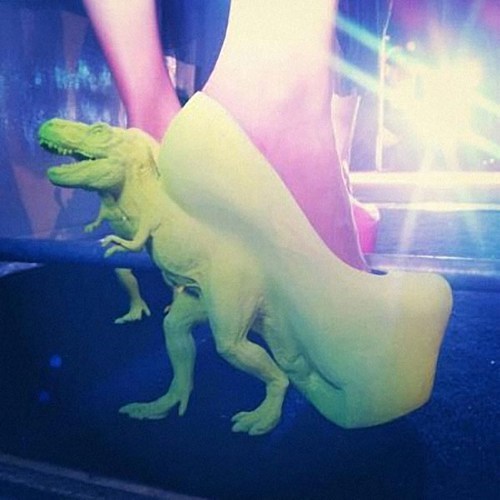 T-Rex High Heels of the Day