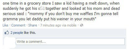 Parenting Fails: Blackmail