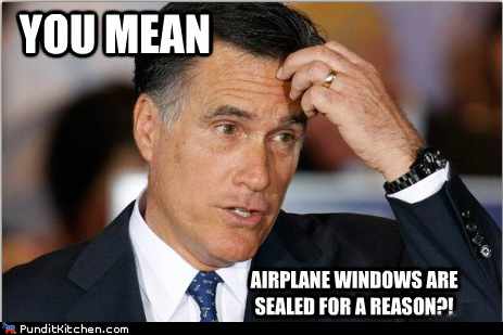 Mitt Romney Doesn't Understand Air Pressure
