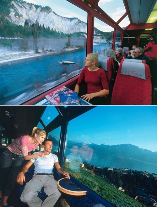 Switzerland's Glacier Express Shows Off the View
