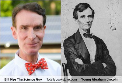 Bill Nye The Science Guy Totally Looks Like Young Abraham Lincoln
