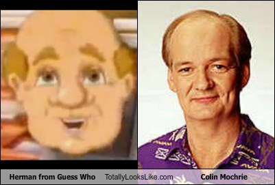 Totally Looks Like: Herman from Guess Who Totally Looks Like Colin Mochrie