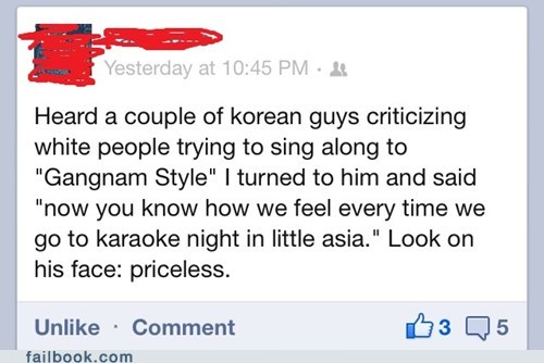 Failbook: Karaoke vs. Gangnam