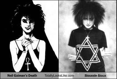Neil Gaiman's Death Totally Looks Like Siouxsie Sioux