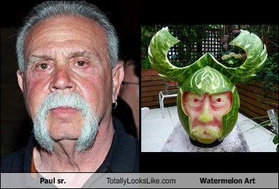 Paul Sr. from Orange County Choppers Totally Looks Like Watermelon Art