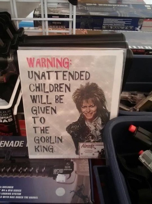 Parenting Fails: Goblin King!