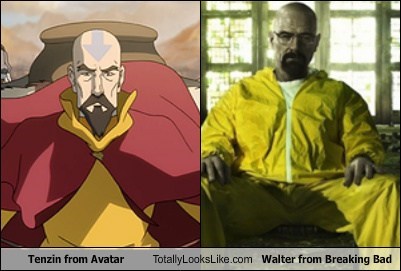 Tenzin from Avatar Totally Looks Like Bryan Cranston (Walter White from Breaking Bad)