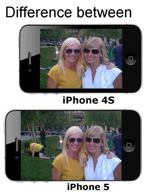 Difference between iPhone 4S & iPhone 5