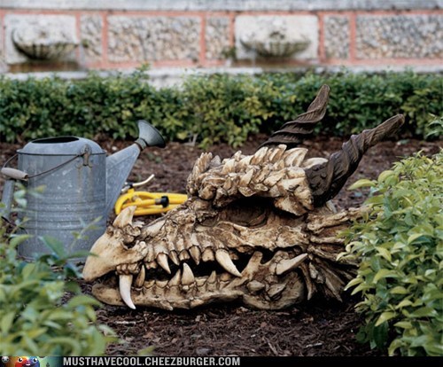 Dragon Skull Statue