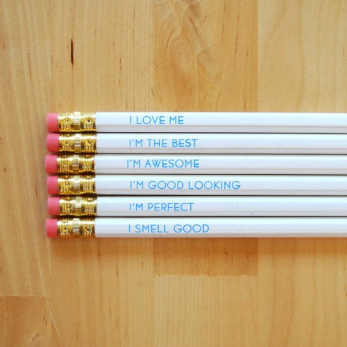Self-Esteem Pencils WIN