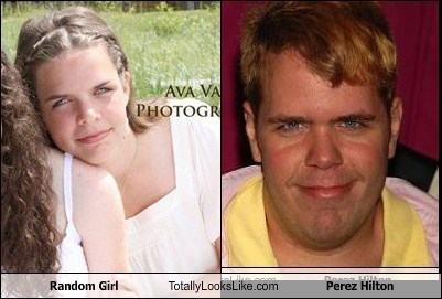 Random Girl Totally Looks Like Perez Hilton