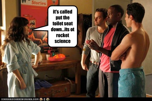 it's called put the toilet seat down...its ot rocket science
