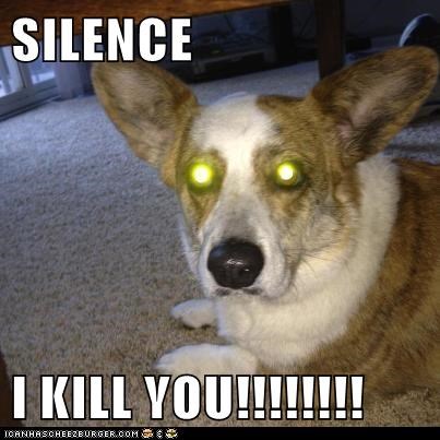 SILENCE  I KILL YOU!!!!!!!!