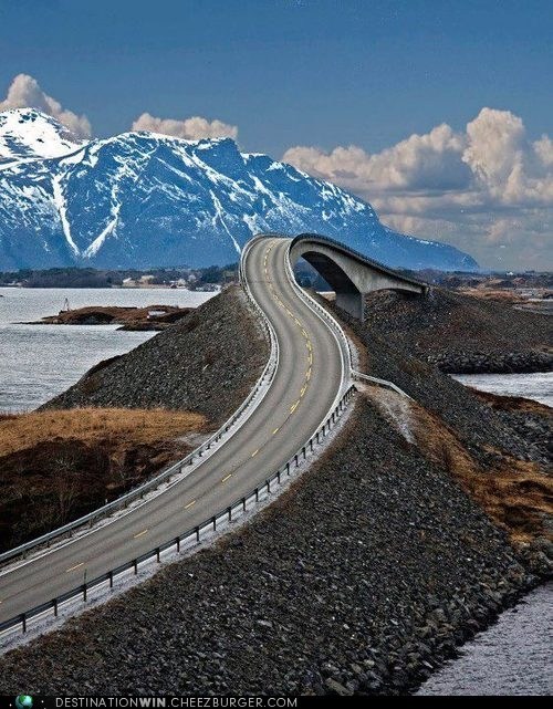 Crusing Along The Atlantic Road, Norway