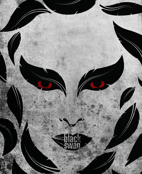 Minimalist Movie Poster: Black Swan