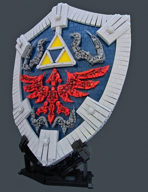 Look At This Amazing LEGO Hylian Shield of the Day