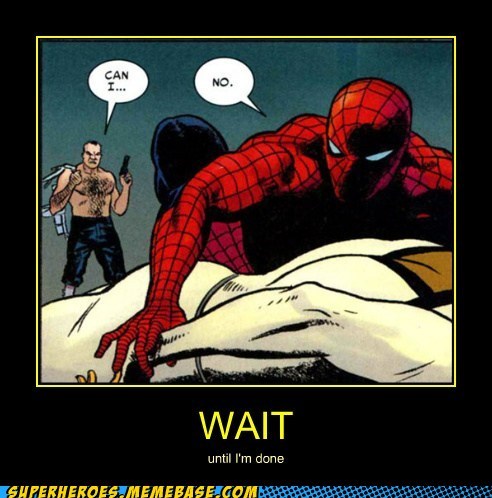 Sometimes Spidey Is So Creepy