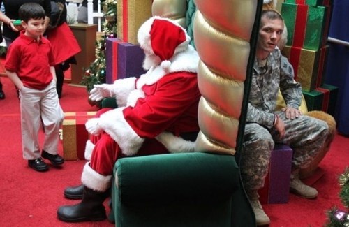 "Dear Santa, All I Want for Christmas I Want My Daddy to Come Home"