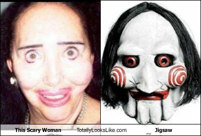 This Scary Woman Totally Looks Like Jigsaw from Saw