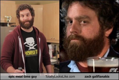 Epic Meal Time Guy Totally Looks Like Zach Galifianakis