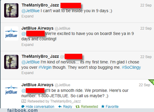 Tweeting with JetBlue