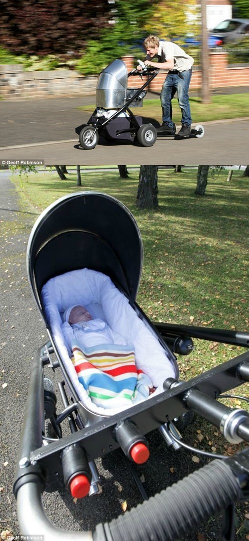 The 50 Miles Per Hour British Homemade Stroller