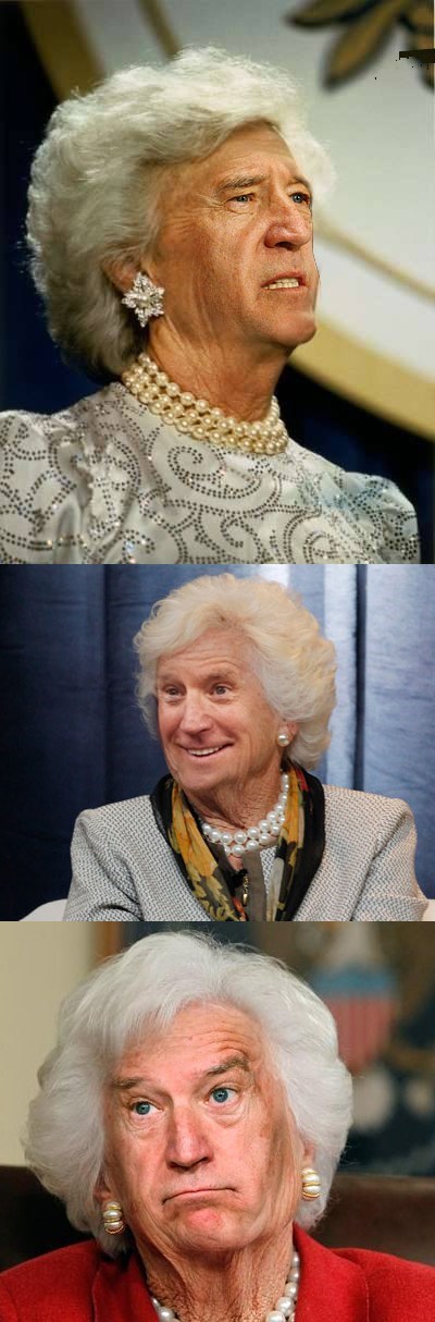 Joe Biden Is Barbara Bush