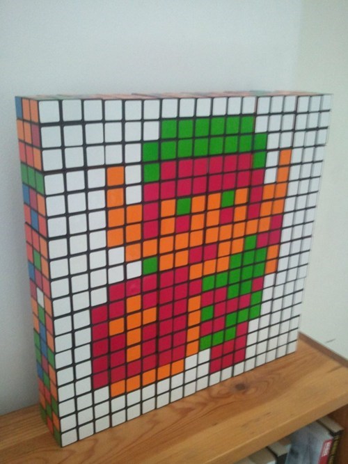 Rubik's Cube Art of the Day
