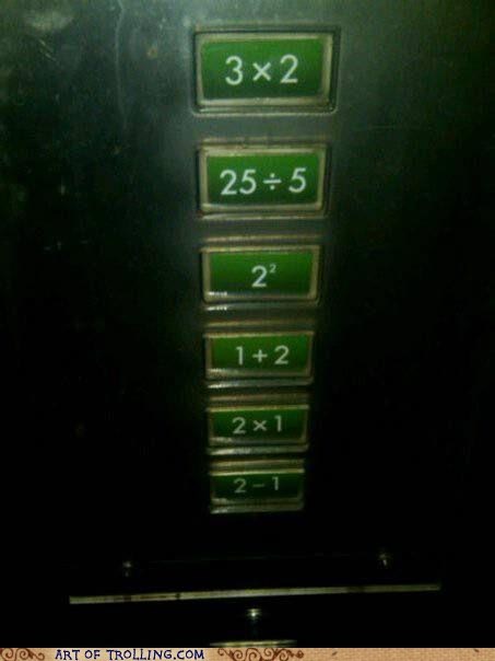 You’d have to be smart to rise in this elevator 