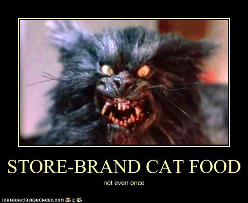 STORE-BRAND CAT FOOD