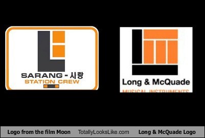 Logo From the Film Moon Totally Looks Like Long & McQuade Logo