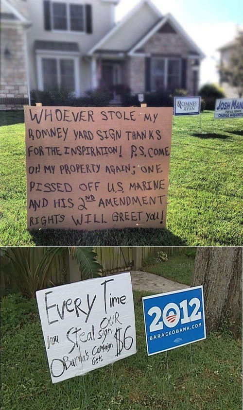The Consequences Of Sign Stealing of the Day