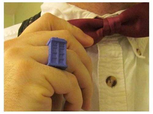 3D Printed Tardis Ring