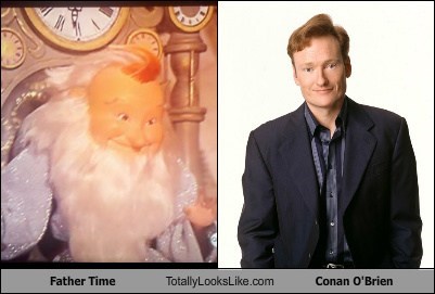 Father Time Totally Looks Like Conan O'Brien