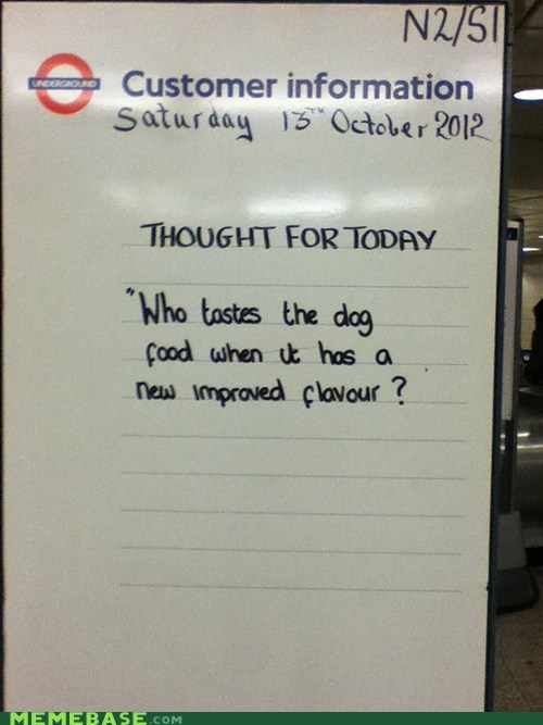 Meanwhile at TFL...