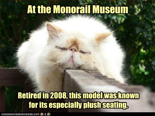 Flufferrs supplements his Social Security with part-time exhibitions at the Museum.