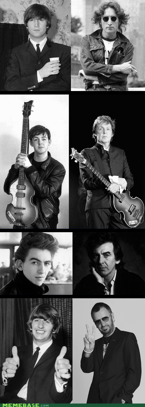 The Beatles Young and Old