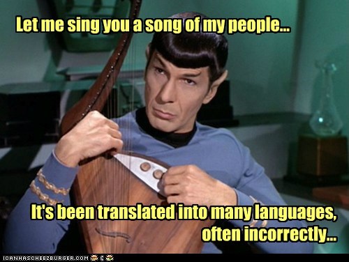 'We Are the Vulcans, the Vulcans of Swi-ing...'