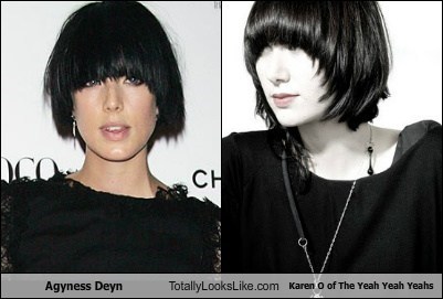 Agyness Deyn Totally Looks Like Karen O of The Yeah Yeah Yeahs