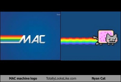 MAC Machine Logo Totally Looks Like Nyan Cat