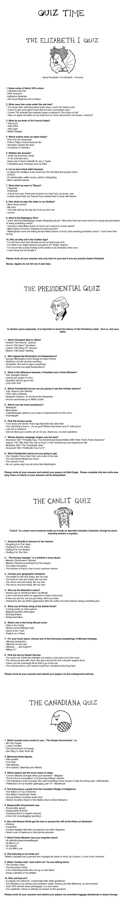 Welcome to the Super Quiz!