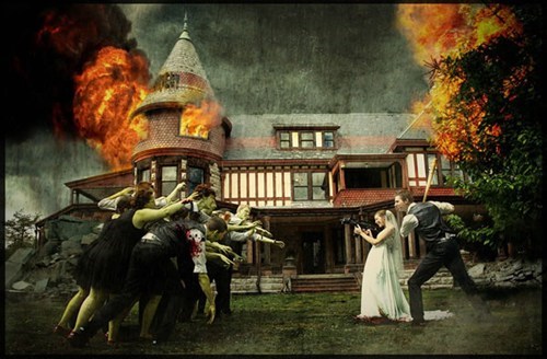 Zombie Wedding of the Day 
