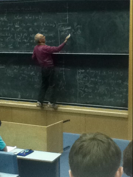 Who Would Put a Chalkboard That High Up?!