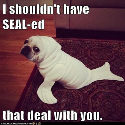 I have SEAL-ed my fate...