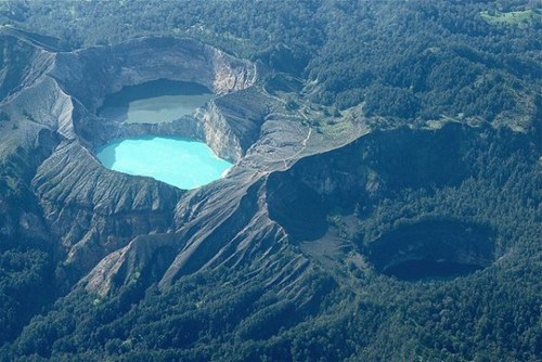 A Variety of Craters at Kelimutu