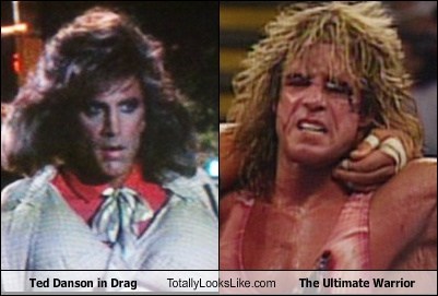 Ted Danson in Drag Totally Looks Like The Ultimate Warrior