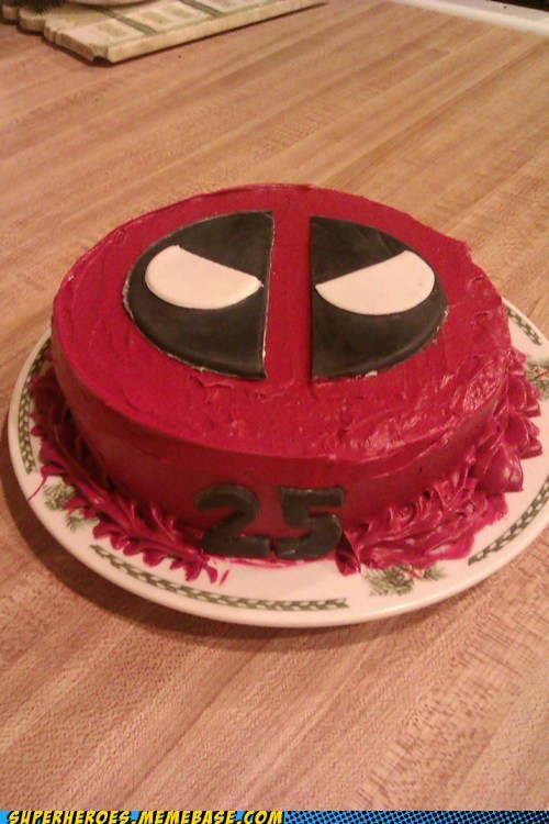 Deadpool Cake is Deadpool-y