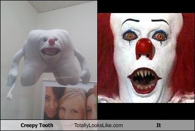 Creepy Tooth Totally Looks Like Pennywise from It